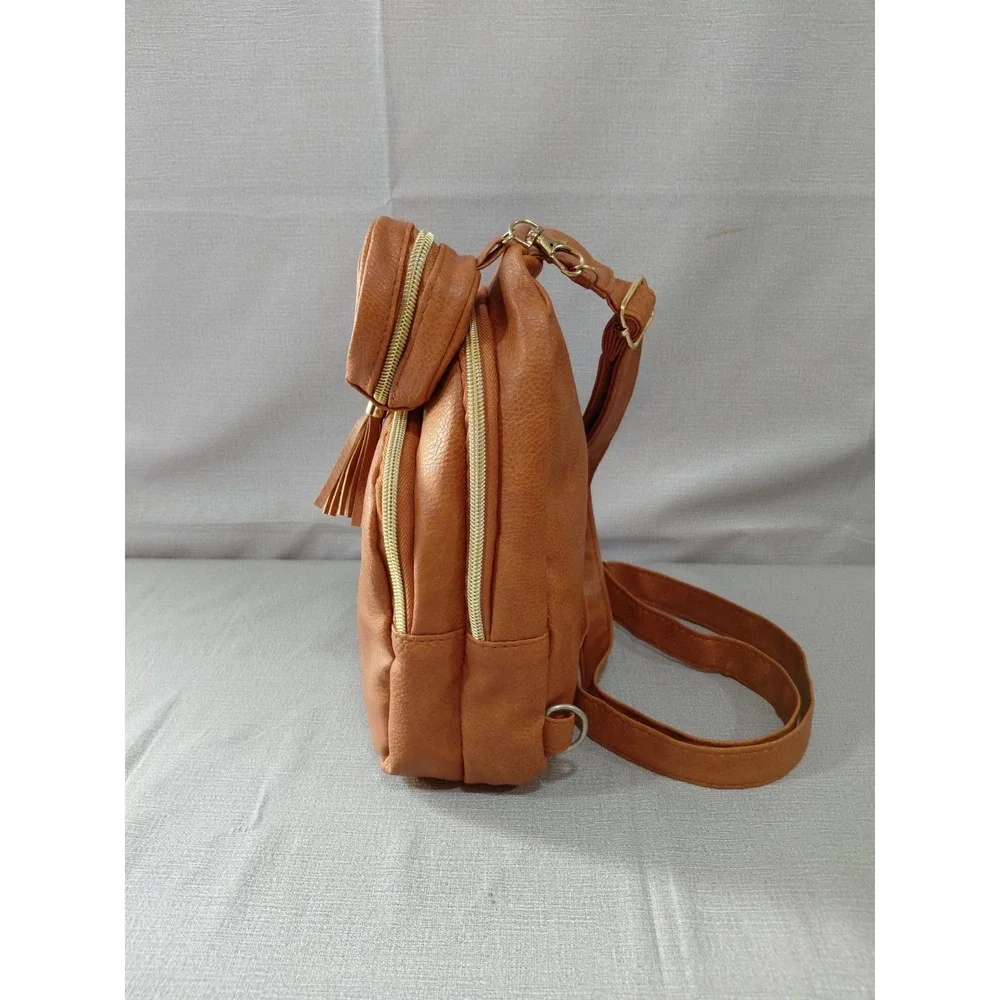 Purple Finch Mini Sling Crossbody Diaper Bag Backpack Pacifier Case Changing Pad